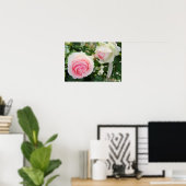 Poster Rosa Pierre de Ronsard (Bureau à domicile)