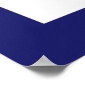 Poster Rosace bleue (Coin)