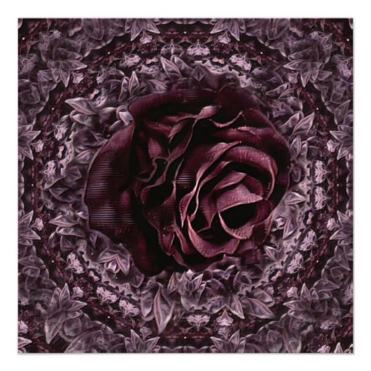 Poster Rosace Mandala (Devant)