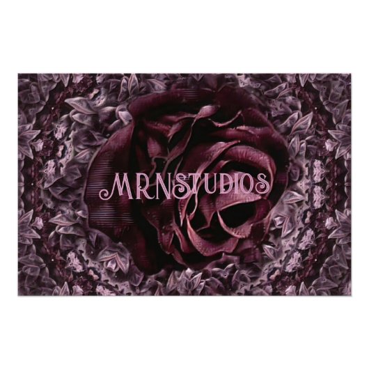 Poster Rosace Mandala  (Devant)