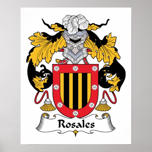 Poster Rosales Family Crest (Devant)