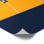 Poster Rosario - Argentine Bluefresh City Map (Coin)