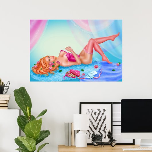 Poster "Rose" (Bureau à domicile)