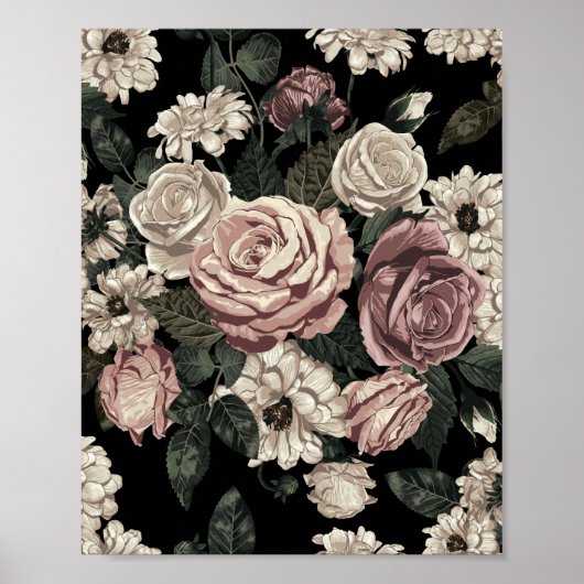 Poster rose (Devant)