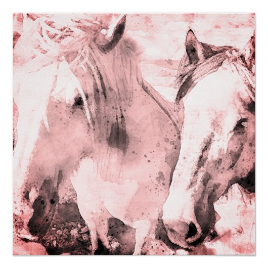 Poster rose (Devant)