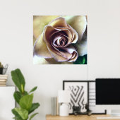 POSTER ROSE (Bureau à domicile)