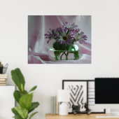 Poster rose (Bureau à domicile)