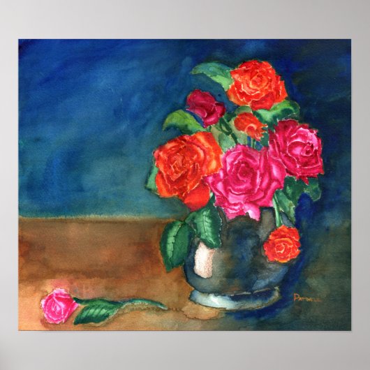 Poster Rose (Devant)