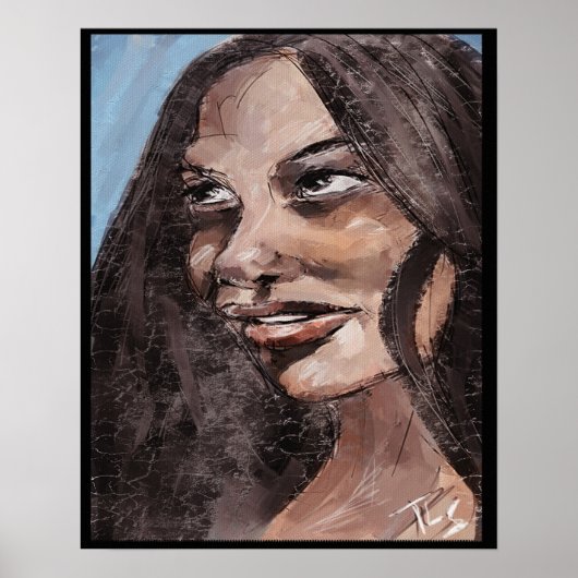 Poster Rose (Devant)