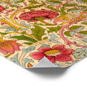 Poster Rose, 1883 par William Morris (Coin)