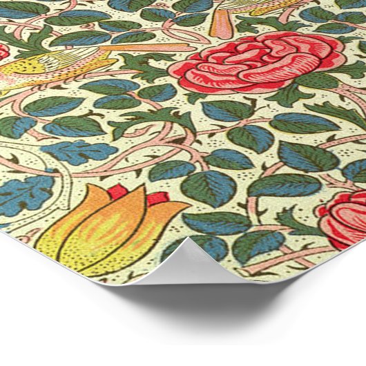 Poster Rose 1883 William Morris (Coin)