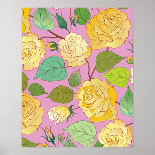 POSTER ROSE 6 (Devant)