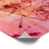 Poster Rose Abstrait (Coin)