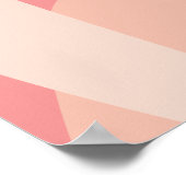 Poster Rose Abstrait Fleur (Coin)