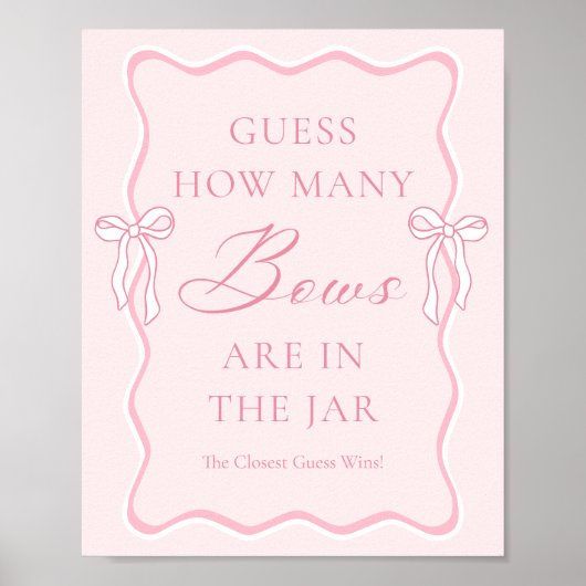 Poster Rose Attacher le nœud devine combien de nœuds (Devant)