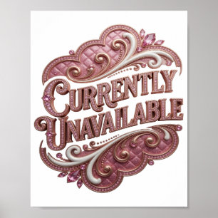 Poster Rose Attrayant ACTUELLEMENT INDISPONIBLE