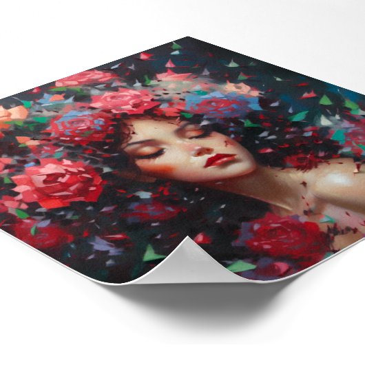 Poster Rose Baccara (Coin)