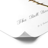 Poster Rose Bell par Pierre-Joseph Redoute (Coin)