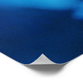 Poster Rose bleu (Coin)