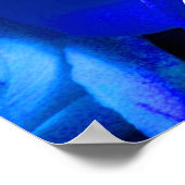 Poster Rose bleu violet (Coin)