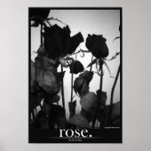 Poster rose [bordure] (Devant)