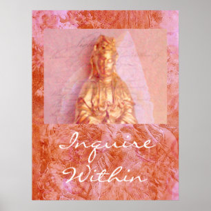 Poster Rose-Bronze Kwan Yin