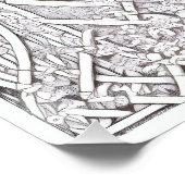 Poster Rose celte A (Coin)