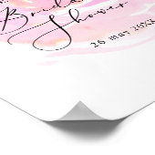 Poster Rose  chéri Fête des mariées (Coin)