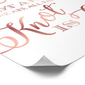 Poster Rose Chic Gold CHOISISSEZ UN SIÈGE PAS UN SIÈGE SI (Coin)