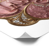Poster Rose Classique CLASSE (Coin)