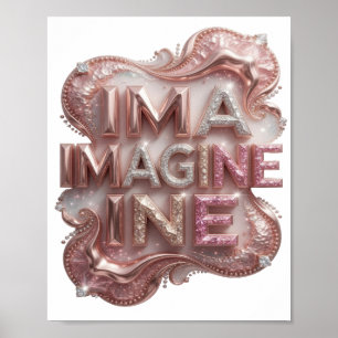 Poster Rose Classique IMAGINE