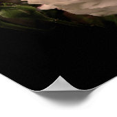 Poster Rose Cloud blanc (Coin)