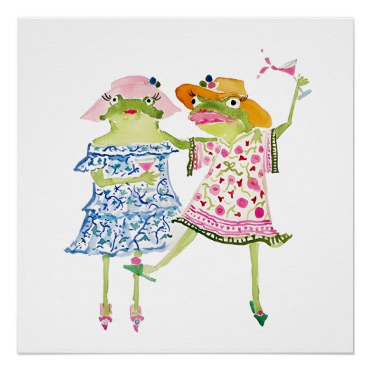 Poster rose, collage, coquette, preppy, tendance, côtier, (Devant)