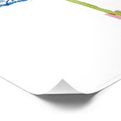 Poster rose, collage, coquette, preppy, tendance, côtier, (Coin)