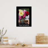 Poster Rose coloré Bouquet (Cuisine)