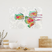 Poster Rose cosmique (Cuisine)