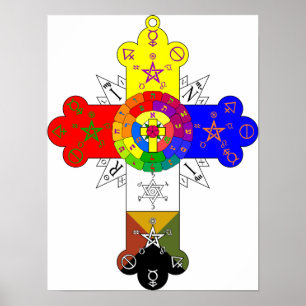 Poster Rose Cross Lamen