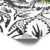 Poster Rose Damask Joli Floral Antique (Coin)