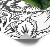 Poster Rose Damask Jolie Florale Antique (Coin)