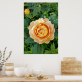 Poster Rose de couleur or (Cuisine)