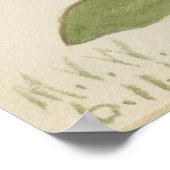 Poster Rose de feu (Silene virginica) (Coin)