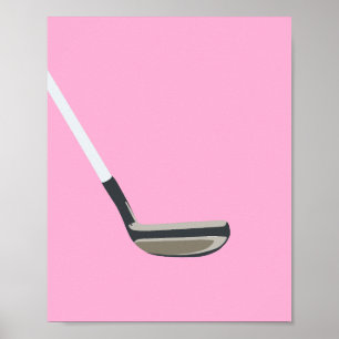 Poster Rose de golf