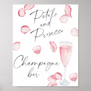 Poster Rose de la douche de la mariée de perspective - ba