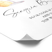 Poster Rose de la douche de la mariée de perspective - ba (Coin)