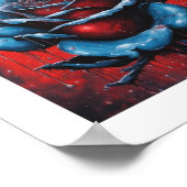 Poster Rose de la Lune bleue (Coin)