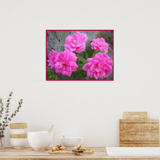 Poster Rose de la Saint-Valentin (Cuisine)