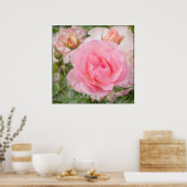 Poster Rose de nuage parfumé Imprimer (Cuisine)