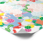 Poster Rose de pivoine (Coin)