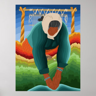 Poster Rose des sables