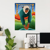 Poster Rose des sables (Bureau à domicile)